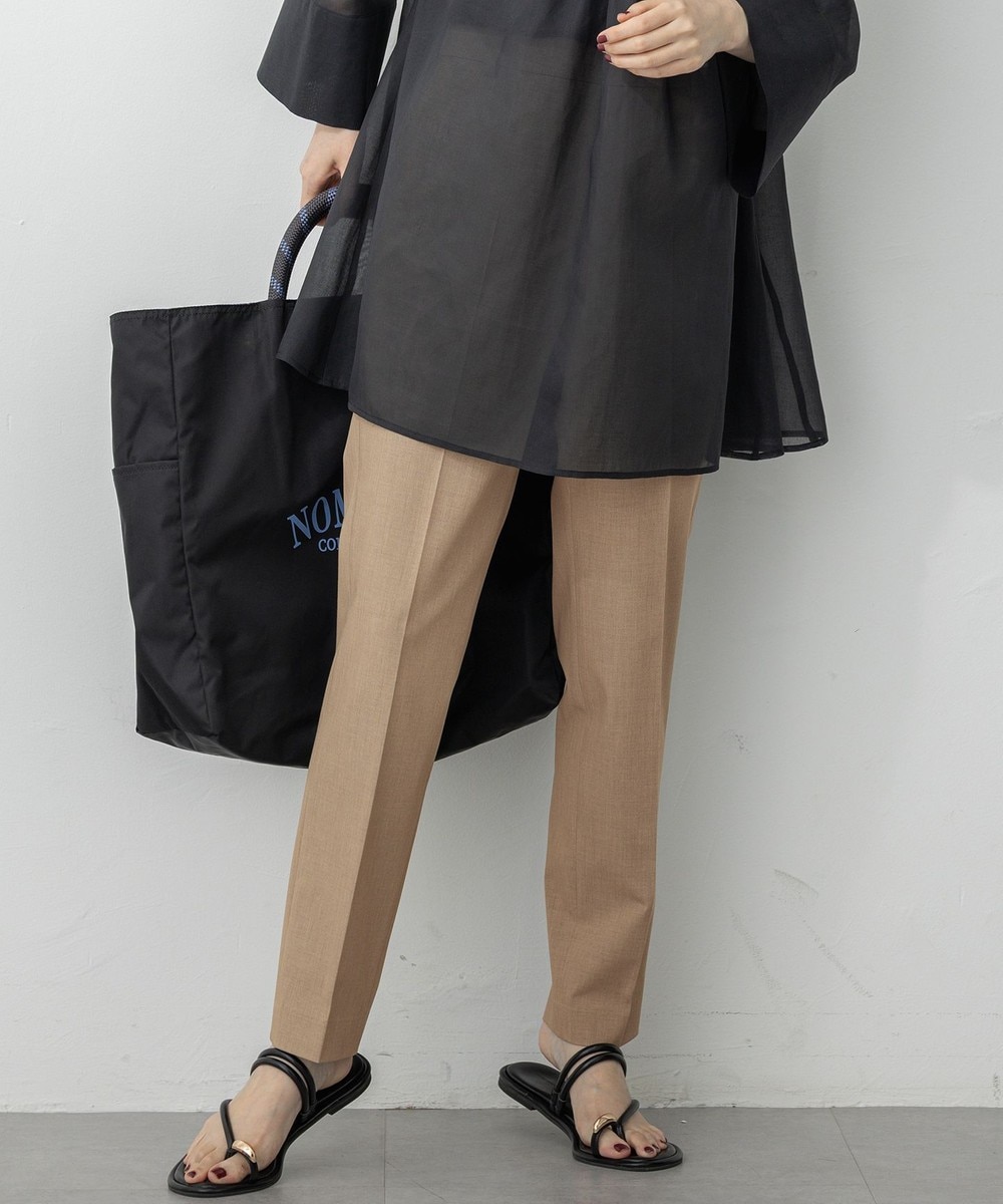 【オンワード】 23区>パンツ 【撥水加工/洗える】ドライ2WAYストレッチ テーパード パンツ ベージュ 38 レディース 【オンワード】 23区>パンツ 【撥水加工/洗える】ドライ2WAYストレッチ テーパード パンツ ベージュ 38 レディース