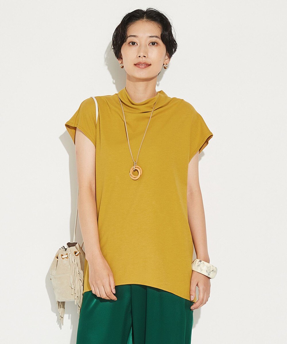 【オンワード】 ICB L>トップス 【マガジン掲載】 ハイツイストスムース スリーブレスプルオーバー (番号CE22) ダークブラウン L レディース 【送料無料】