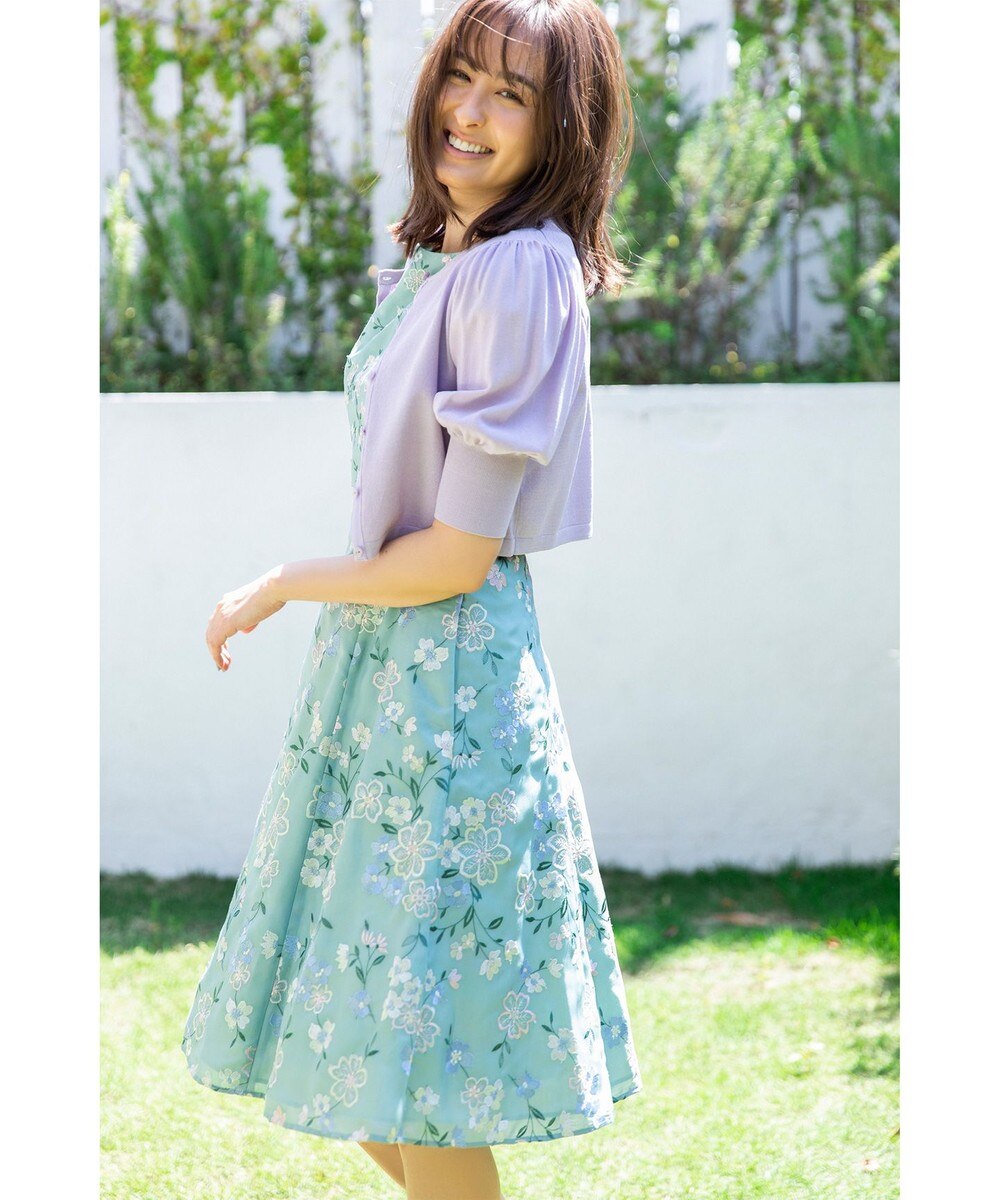 【オンワード】 TOCCA>ワンピース 【洗える!】RAIN DROPS ドレス アイボリー 0 レディース 【送料無料】