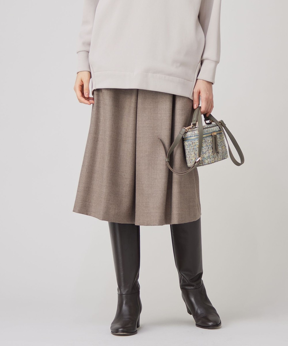 【オンワード】 自由区>パンツ 【洗える】ウォッシャブルウールサキソニーキュロット パンツ TOPモカ 36 レディース 【オンワード】 自由区>パンツ 【洗える】ウォッシャブルウールサキソニーキュロット パンツ TOPモカ 36 レディース