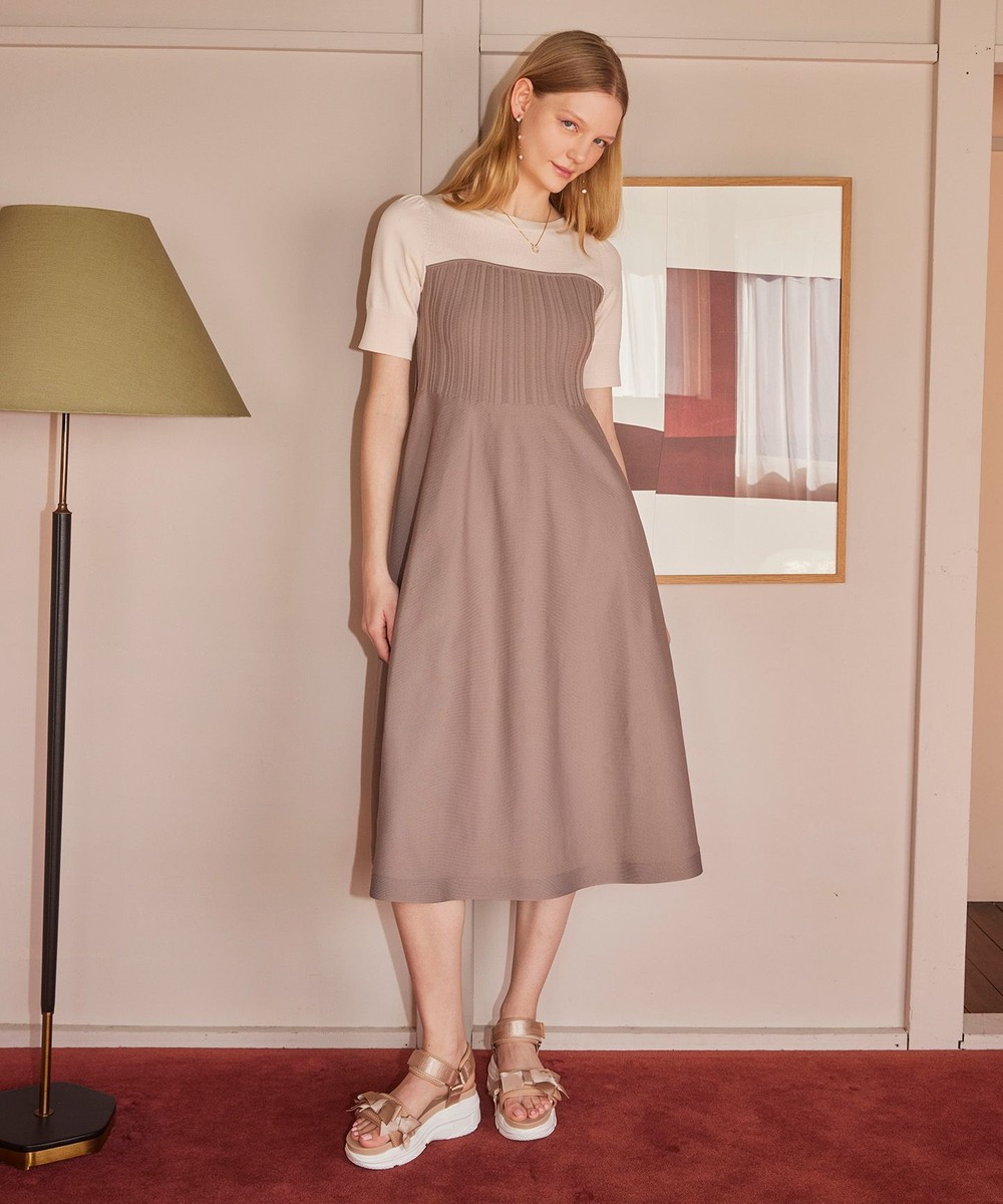 【オンワード】 TOCCA>ワンピース 【洗える】BEA TOP KNIT DRESS ニットドレス ベージュ F レディース 【オンワード】 TOCCA>ワンピース 【洗える】BEA TOP KNIT DRESS ニットドレス ベージュ F レディース