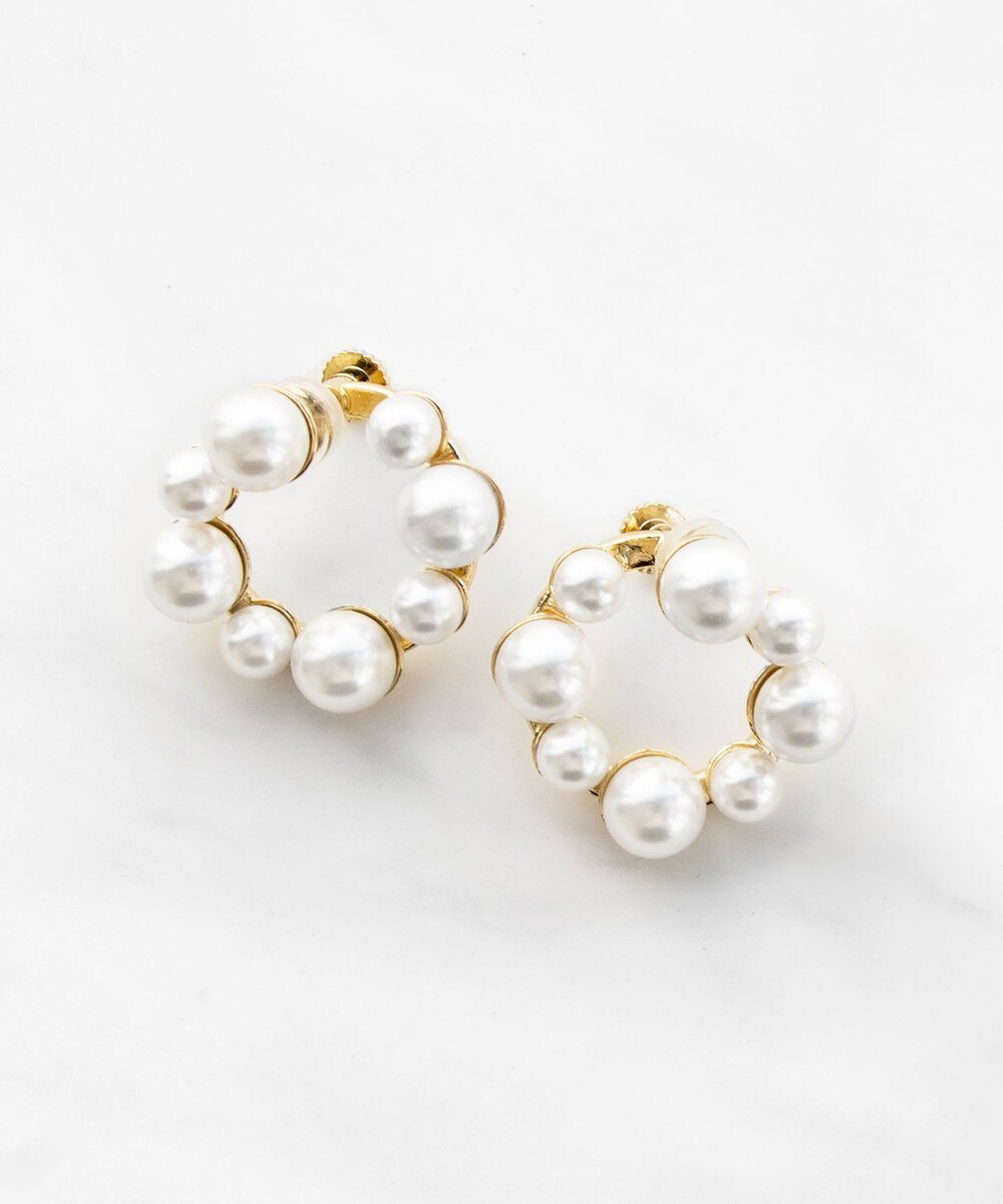 【オンワード】 TOCCA>アクセサリー FRILL PEARL EARRINGS イヤリング ゴールド F レディース 【オンワード】 TOCCA>アクセサリー FRILL PEARL EARRINGS イヤリング ゴールド F レディース