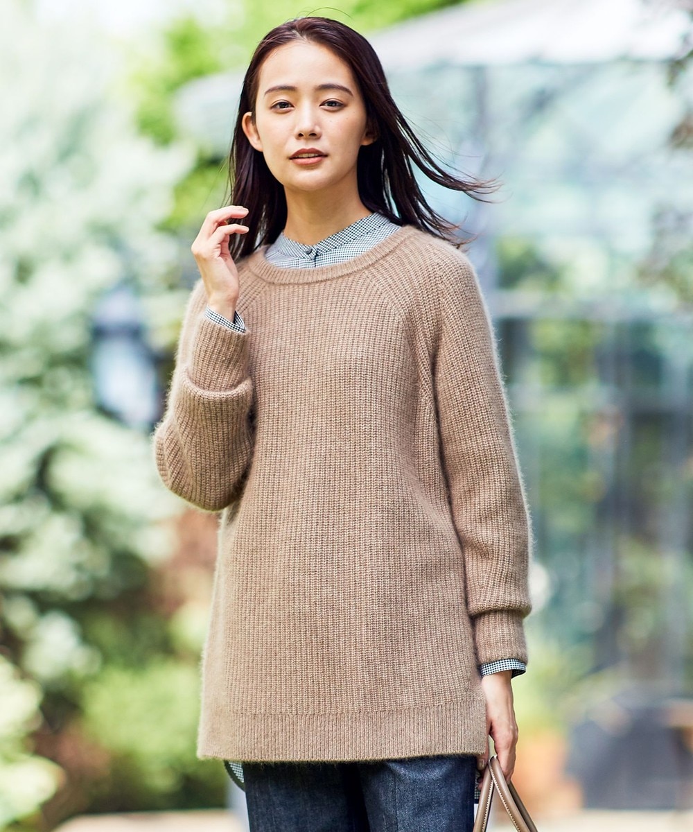 【オンワード】 J.PRESS LADIES>トップス 【洗える】HAIRY FANCY ニット ブラウン F レディース 【送料無料】