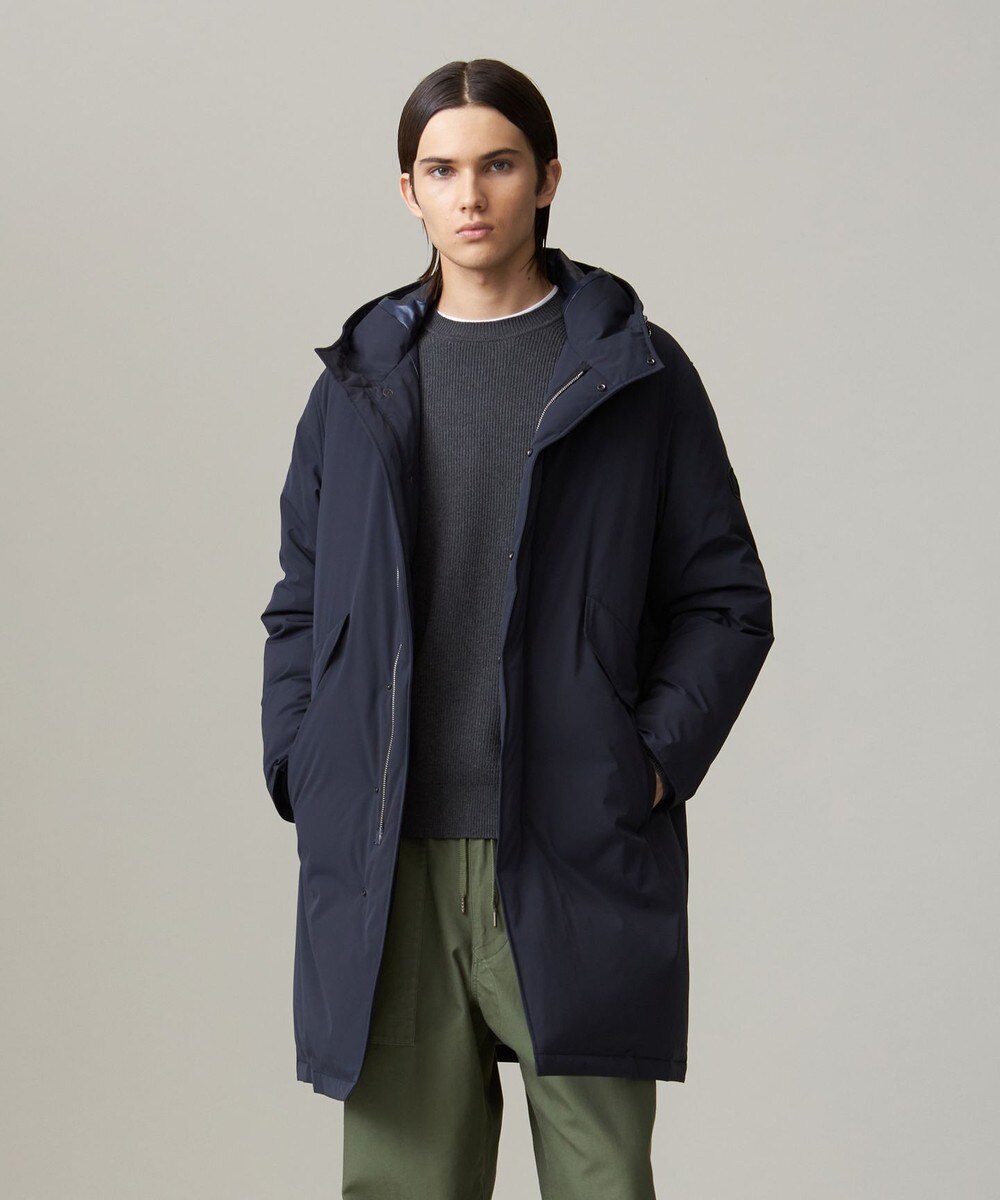 【オンワード】 J.PRESS MEN>ジャケット/アウター 【WEB・一部店舗限定】ストレッチタフタ ダウンモッズパーカー ネイビー L メンズ 【オンワード】 J.PRESS MEN>ジャケット/アウター 【WEB・一部店舗限定】ストレッチタフタ ダウンモッズパーカー ネイビー L メンズ