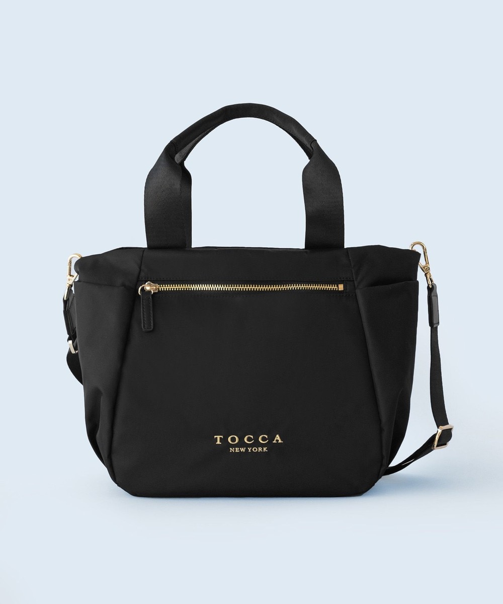 【オンワード】 TOCCA>バッグ 【サスティナブル素材・撥水・WEB&一部店舗限定】NUOTO NYLON TOTE トートバッグ ブラック(ショルダーブラック) F レディース 【オンワード】 TOCCA>バッグ 【サスティナブル素材・撥水・WEB&一部店舗限定】NUOTO NYLON TOTE トートバッグ ブラック(ショルダーブラック) F レディース
