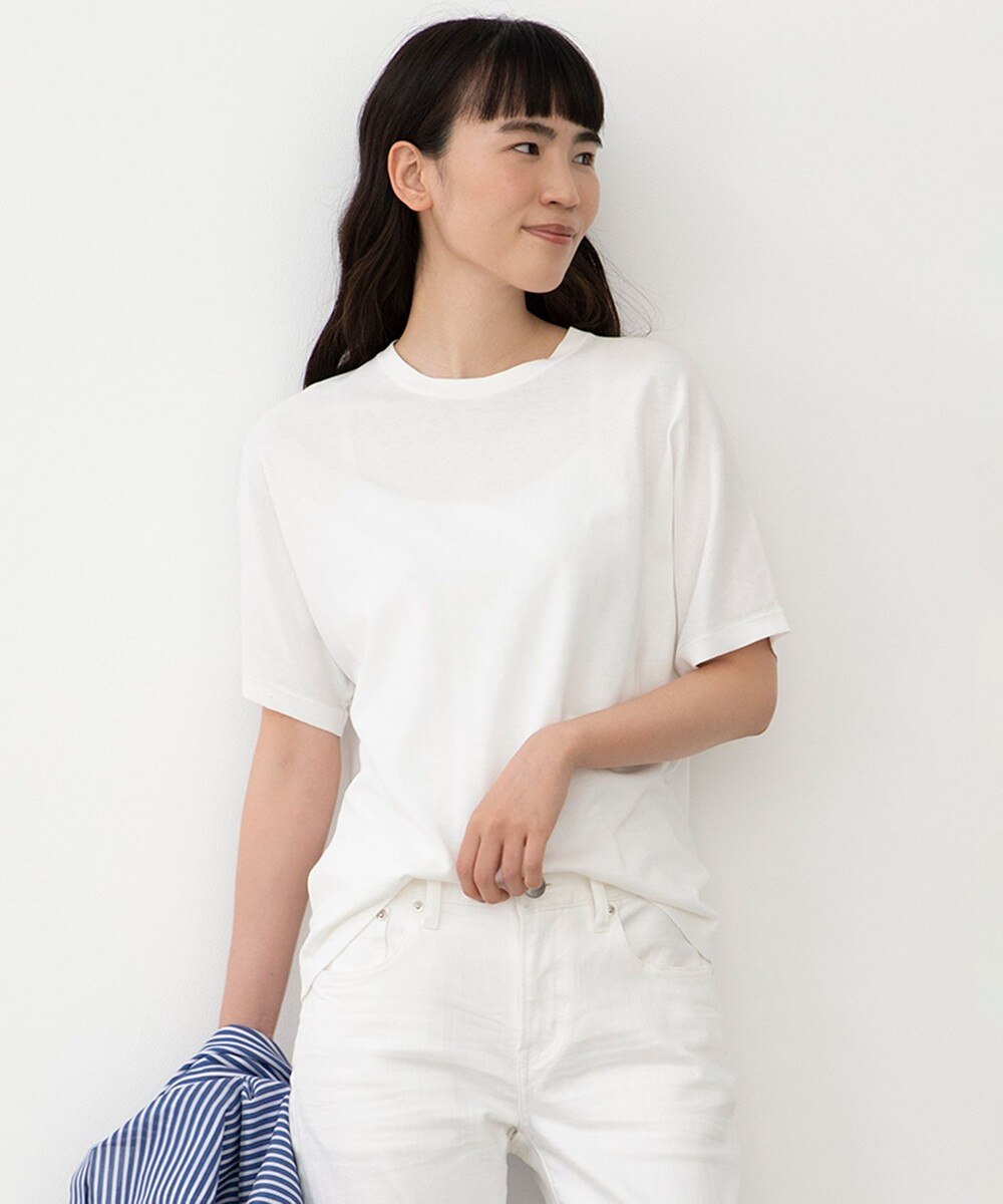 【オンワード】 23区>トップス SEAICE ドルマン ニットTEE(番号2H47) カーキ 40 レディース 【送料無料】