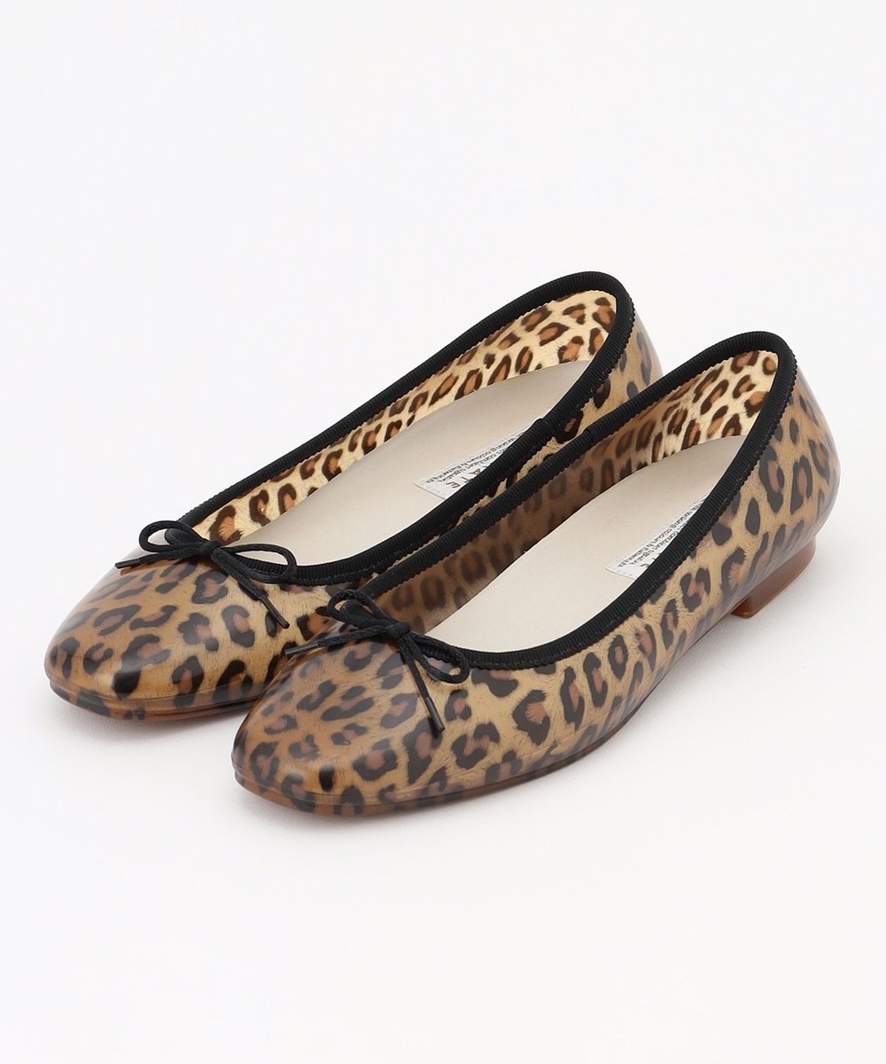 【オンワード】 SHARE PARK LADIES>シューズ 〈TEMPARATE〉 レインシューズ EMMA PRINT(LEOPARD) ダークブラウン 37 レディース 【送料無料】