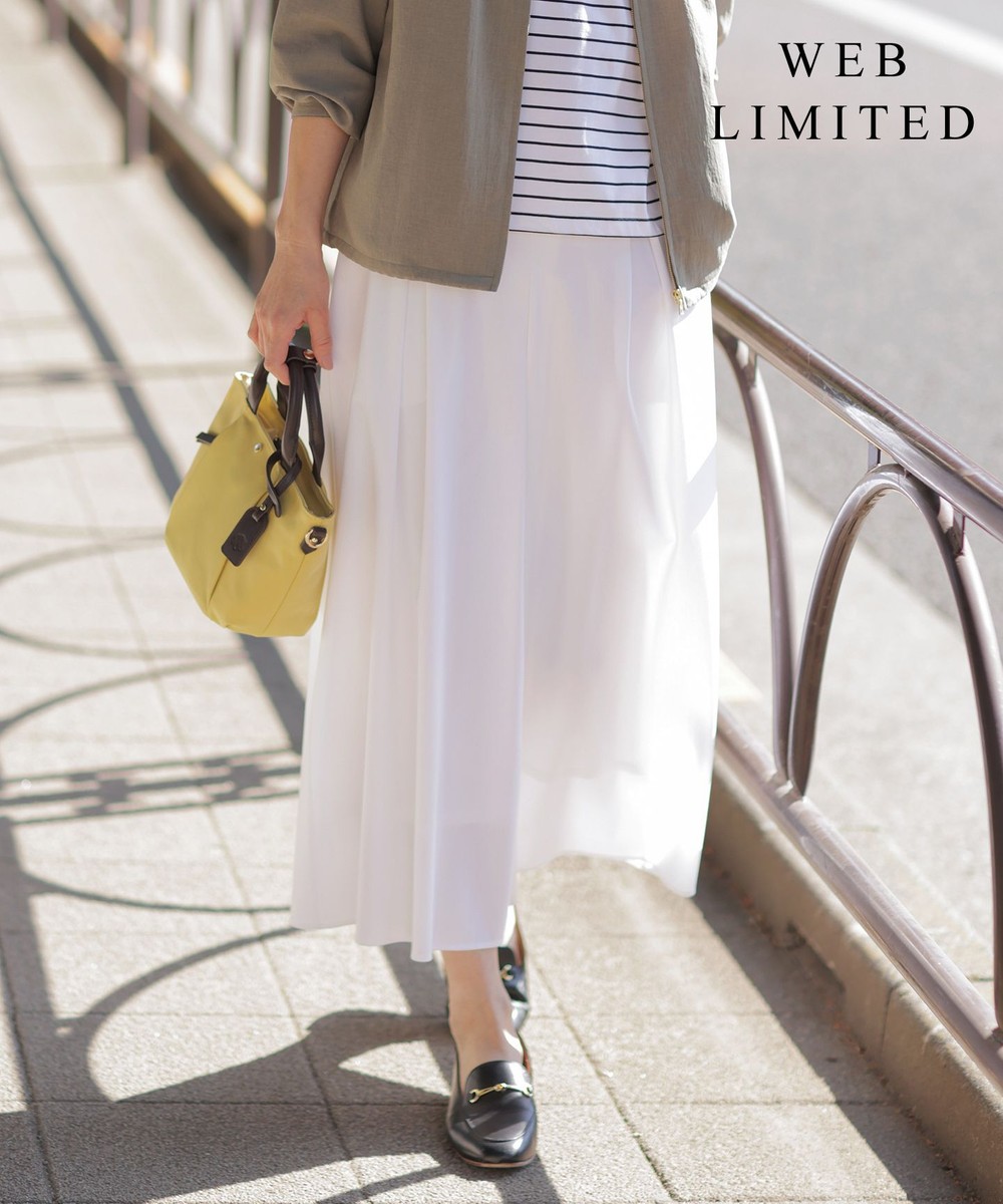 【オンワード】 J.PRESS LADIES>パンツ 【WEB限定カラーあり・洗える】トリコットジャージー フレアーパンツ ホワイト 9 レディース 【オンワード】 J.PRESS LADIES>パンツ 【WEB限定カラーあり・洗える】トリコットジャージー フレアーパンツ ホワイト 9 レディース