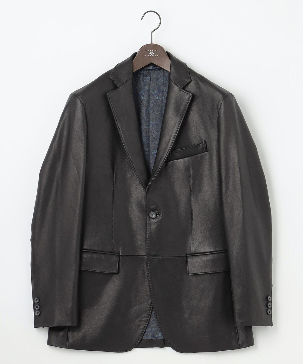 アルマーニコレツィオーニ レザー ライダース 42サイズ ラム メンズ