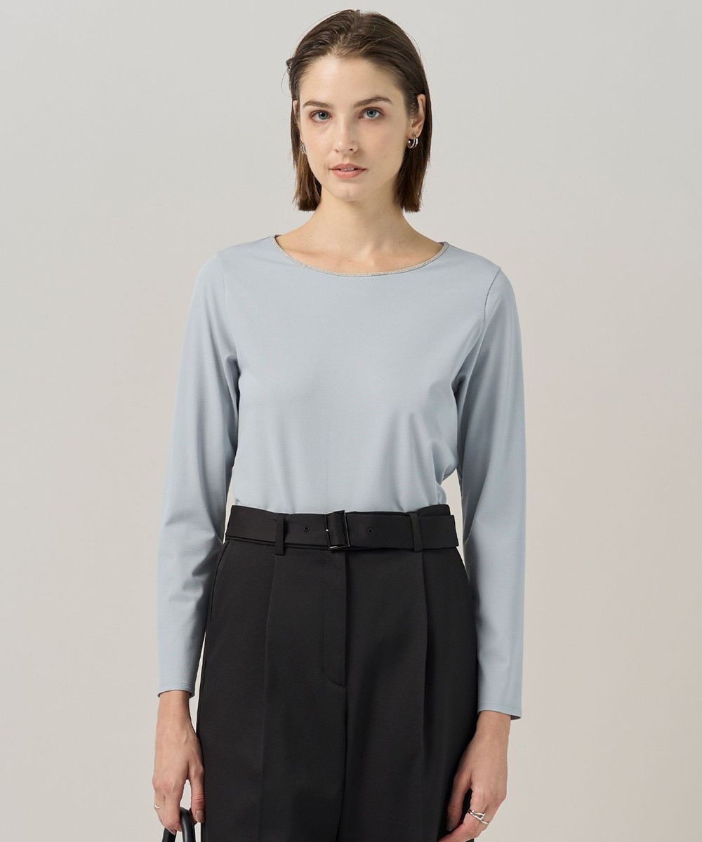 【オンワード】 ICB>トップス 【洗える】 コンパクトモクロディ プルオーバー サックスグレー M レディース 【オンワード】 ICB>トップス 【洗える】 コンパクトモクロディ プルオーバー サックスグレー M レディース