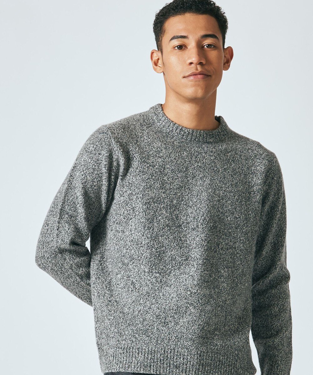 【オンワード】 J.PRESS MEN>トップス 【Cash Lamb's Wool】クルーネック ニット グリーン M メンズ 【送料無料】