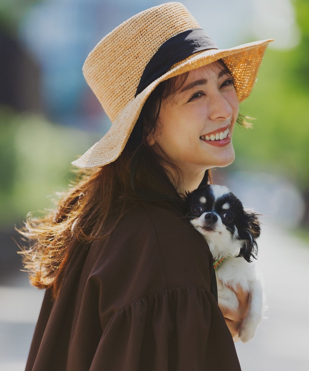 【オンワード】 23区>帽子 【Oggi8月号掲載/UVケア】ラフィア リボン ハット ベージュ F レディース 【オンワード】 23区>帽子 【Oggi8月号掲載/UVケア】ラフィア リボン ハット ベージュ F レディース