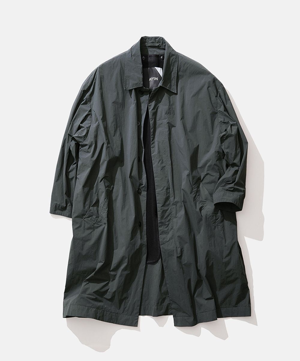 【オンワード】 ATON>ジャケット/アウター AIR VENTILE バルマカーンコート - UNISEX CHARCOAL GRAY 02 レディース 【送料無料】