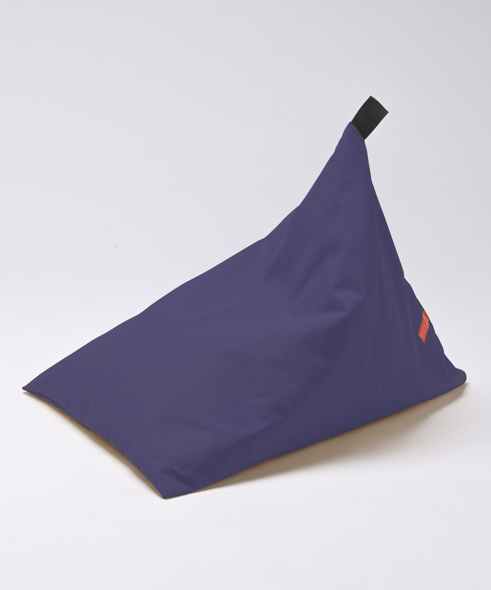 【オンワード】 ビーズクッション tetra>インテリア 8号帆布 ビーズクッション 青紫 レギュラーサイズ