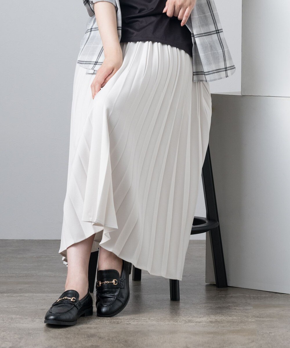 プリーツスカート 自由区 楽天市場】プリーツスカート 55cm 無地 学生 制服 膝丈 スクール