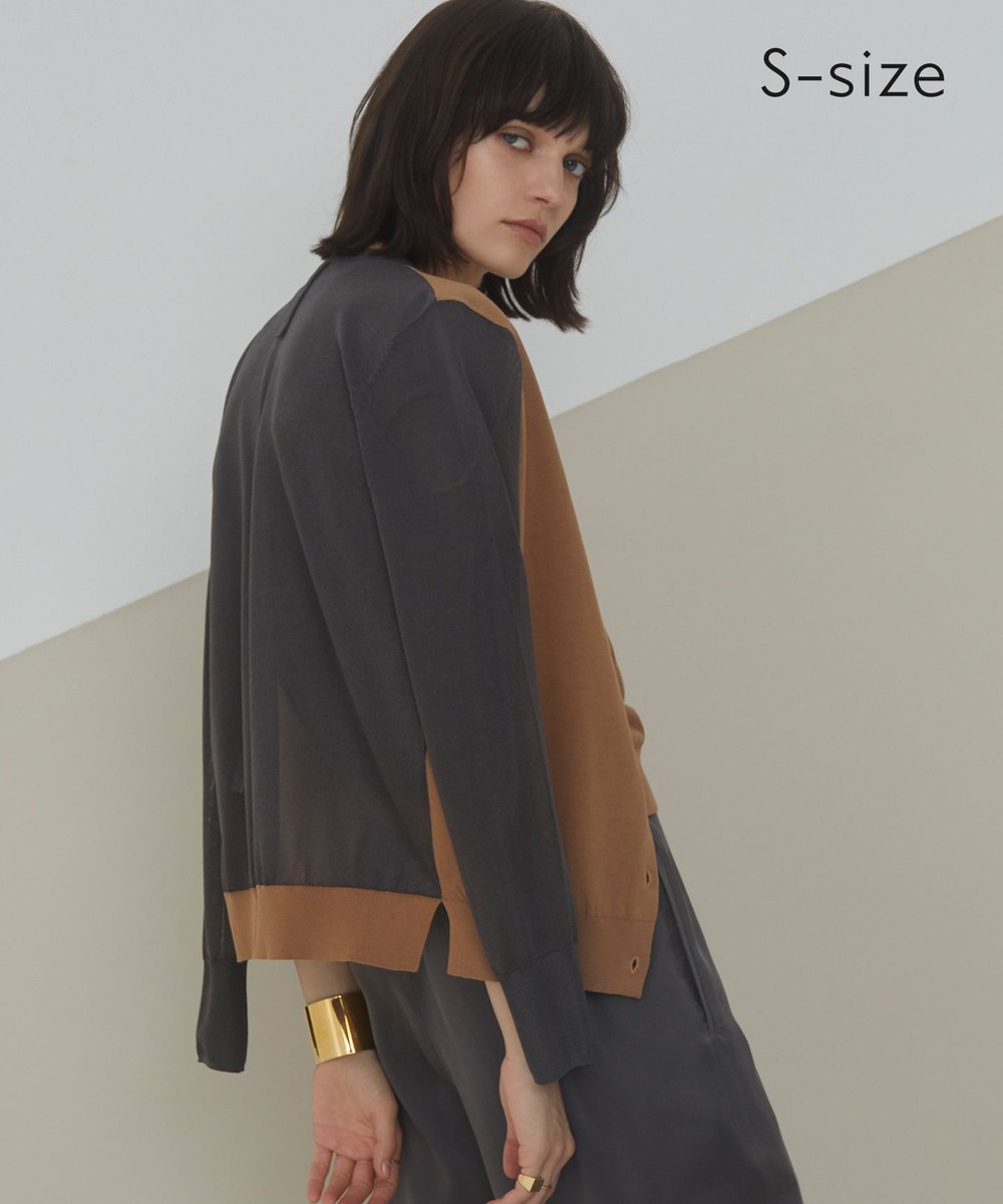 【オンワード】 BEIGE,>トップス 【S-size】AMIRAT / カーディガン Hazel × Slate 32 レディース 【送料無料】