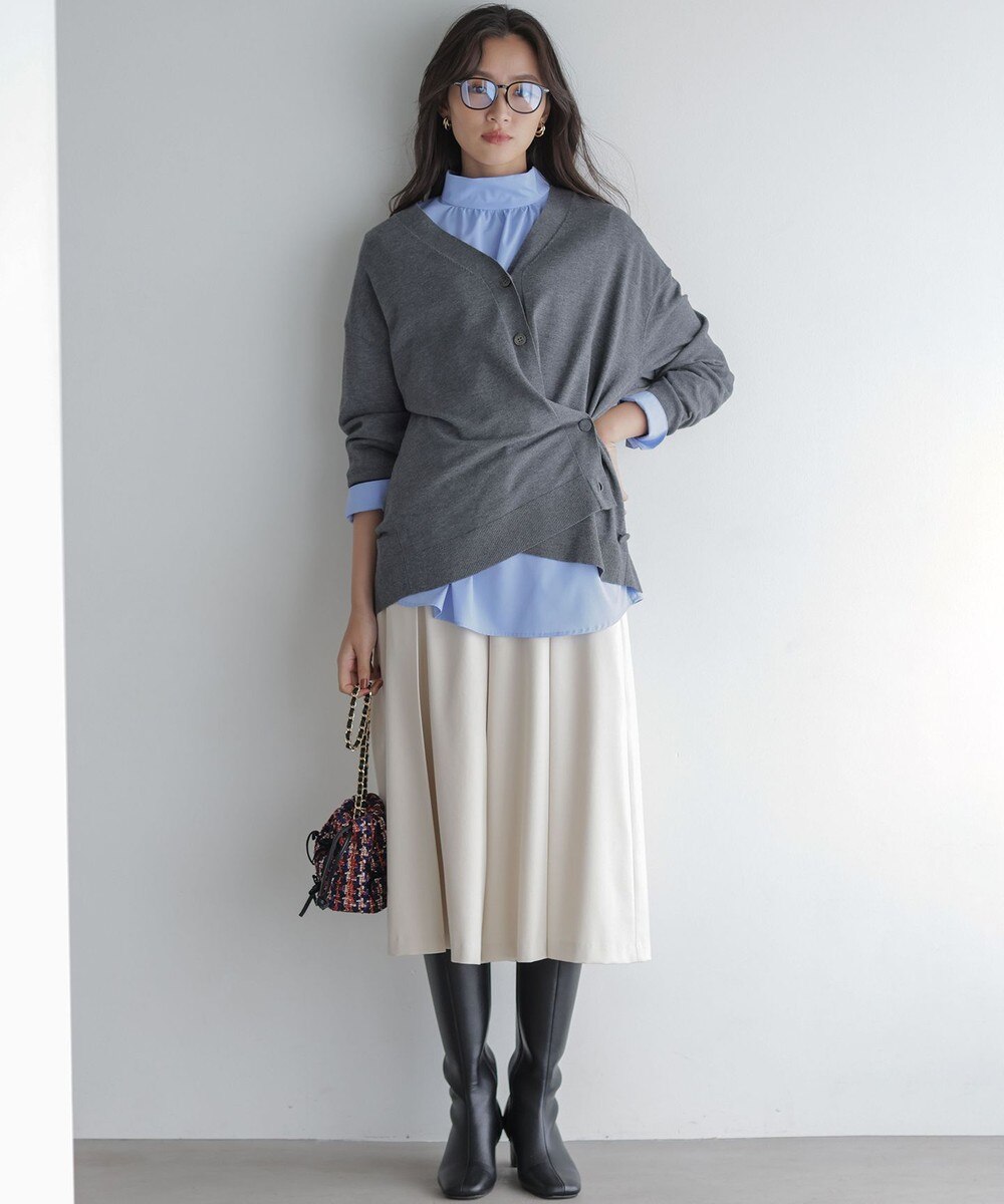 【オンワード】 組曲>パンツ ハンサムツイルキュロット パンツ アイボリー 2 レディース