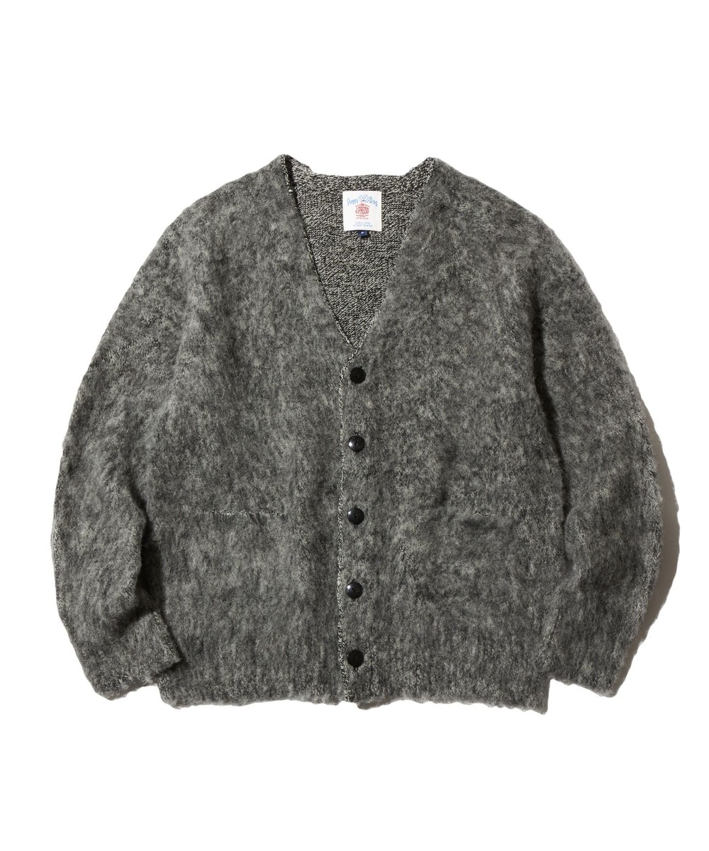 【オンワード】 J.PRESS MEN>トップス 【J.PRESS ORIGINALS】SHETLAND WOOL SHAGGY SADLE CARDIGAN グレー M メンズ