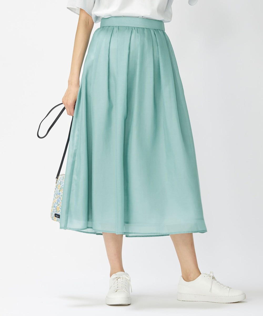 【オンワード】 J.PRESS LADIES>スカート 【洗える】ブライトスパンボイルAタック スカート グリーン 9 レディース 【オンワード】 J.PRESS LADIES>スカート 【洗える】ブライトスパンボイルAタック スカート グリーン 9 レディース