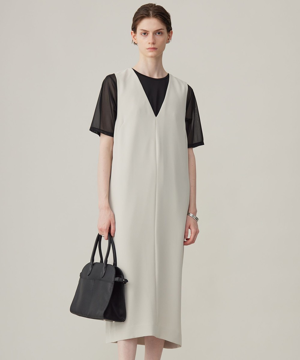 【オンワード】 ICB L(大きいサイズ)>ワンピース 【洗える】ライトダブルクロス Vネックワンピース トープ 42 レディース 【オンワード】 ICB L(大きいサイズ)>ワンピース 【洗える】ライトダブルクロス Vネックワンピース トープ 42 レディース