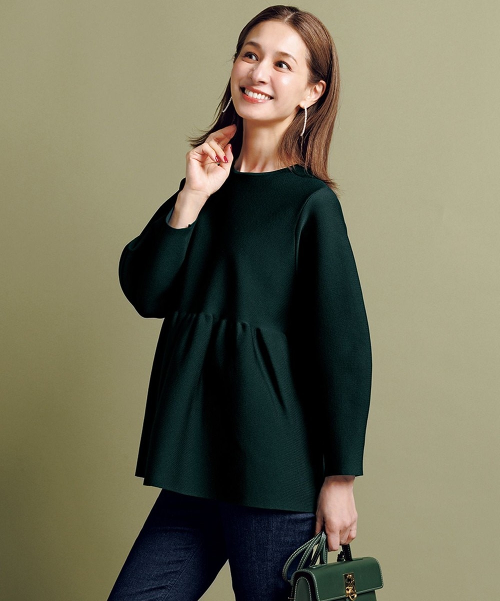 【VERY×UNFILOコラボ】2WAY ペプラムカーディガン