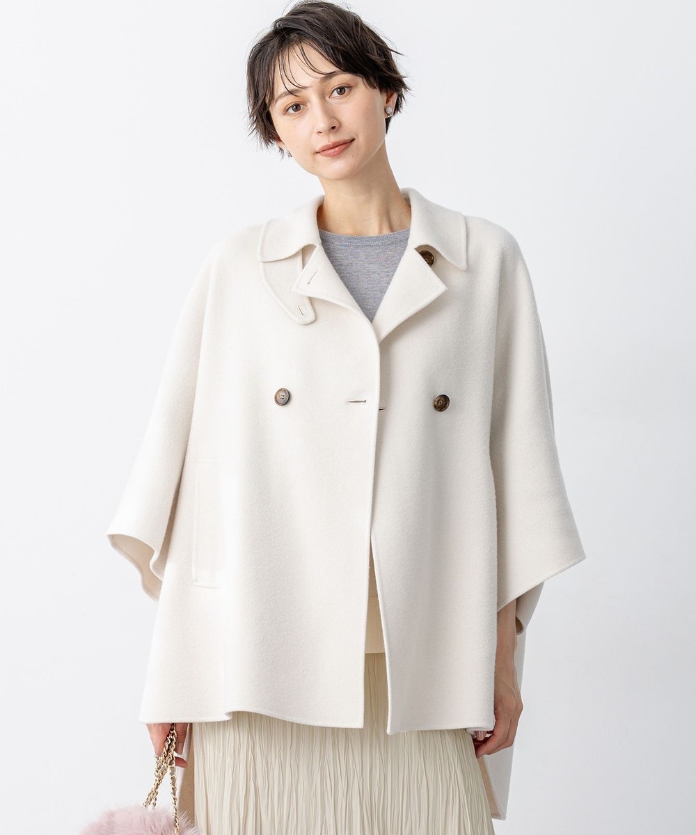 【オンワード】 23区 L(大きいサイズ)>ジャケット/アウター 【見上愛さん着用/Oggi11月号掲載】ウールライトリバー ポンチョシルエット コート ベージュ 44 レディース 【オンワード】 23区 L(大きいサイズ)>ジャケット/アウター 【見上愛さん着用/Oggi11月号掲載】ウールライトリバー ポンチョシルエット コート ベージュ 44 レディース