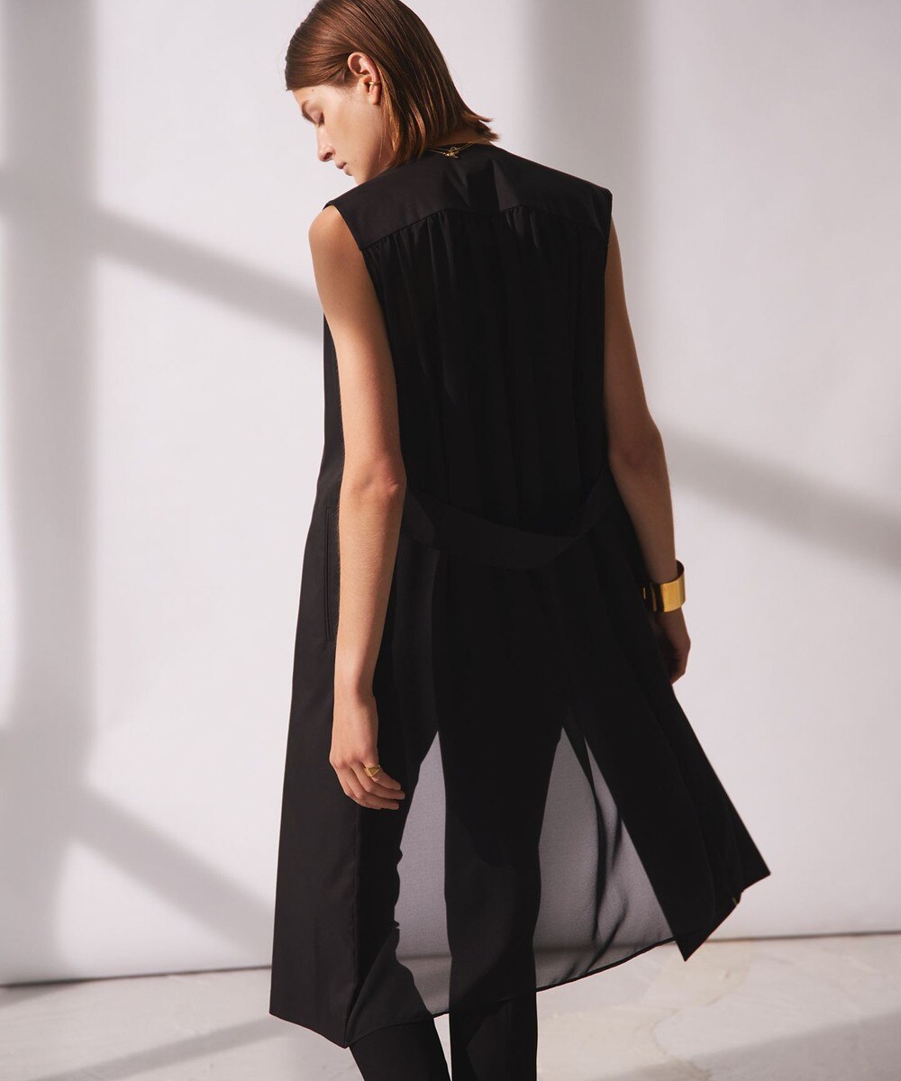 【オンワード】 BEIGE,>トップス 【eclat 3月号掲載】MENTON / ジレ Cone 2 レディース 【送料無料】