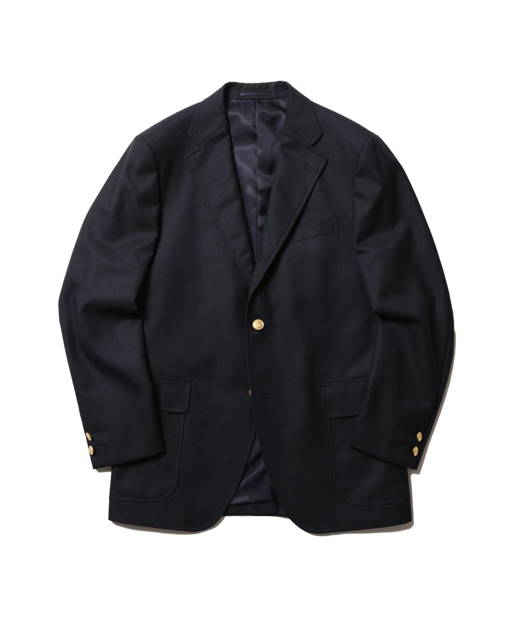 【オンワード】 J.PRESS MEN>ジャケット/アウター 【定番】ペピンメリノサキソニー オーセンティック ブレザー / 金釦 / 総裏地 / Authentic-Fit ネイビー A6 メンズ 【オンワード】 J.PRESS MEN>ジャケット/アウター 【定番】ペピンメリノサキソニー オーセンティック ブレザー / 金釦 / 総裏地 / Authentic-Fit ネイビー A6 メンズ