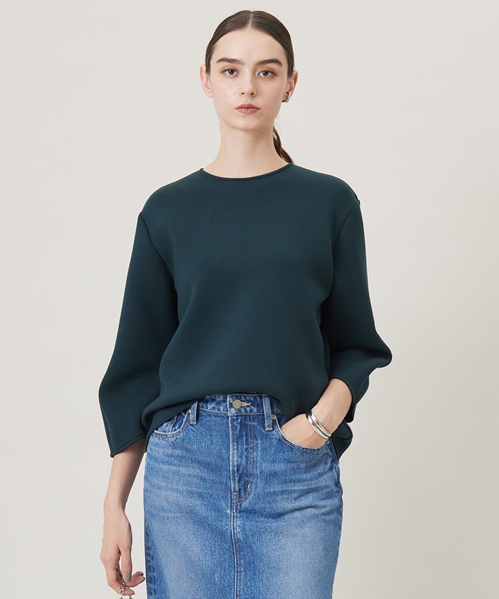 【オンワード】 ICB L(大きいサイズ)>トップス 【洗える・WEB限定カラーあり】コンパクトダブルフェイス トップス ミッドグリーン L レディース 【オンワード】 ICB L(大きいサイズ)>トップス 【洗える・WEB限定カラーあり】コンパクトダブルフェイス トップス ミッドグリーン L レディース