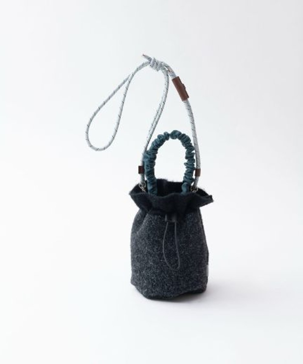 TRICOTE>バッグ GATHERED BAG／ギャザーバッグ 97CHARCOAL FREE レディース 【送料無料】