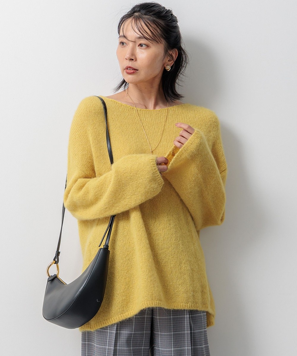 【オンワード】 23区>トップス ブラッシュドアルパカ ニット マスタード 38 レディース 【オンワード】 23区>トップス ブラッシュドアルパカ ニット マスタード 38 レディース