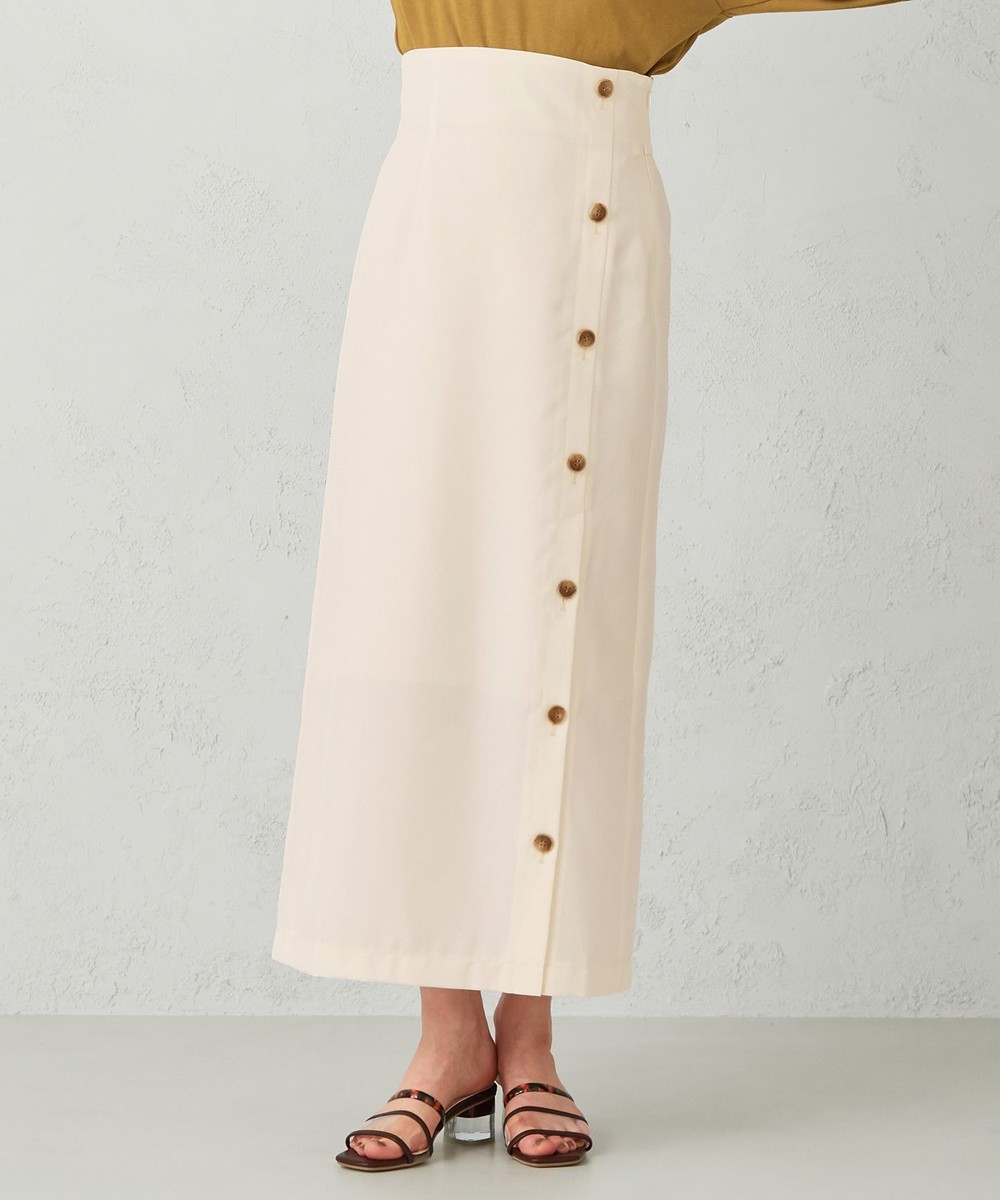 【オンワード】 Feroux>スカート 【sont. by Feroux】リネンライク スカート グレージュ 1 レディース 【送料無料】