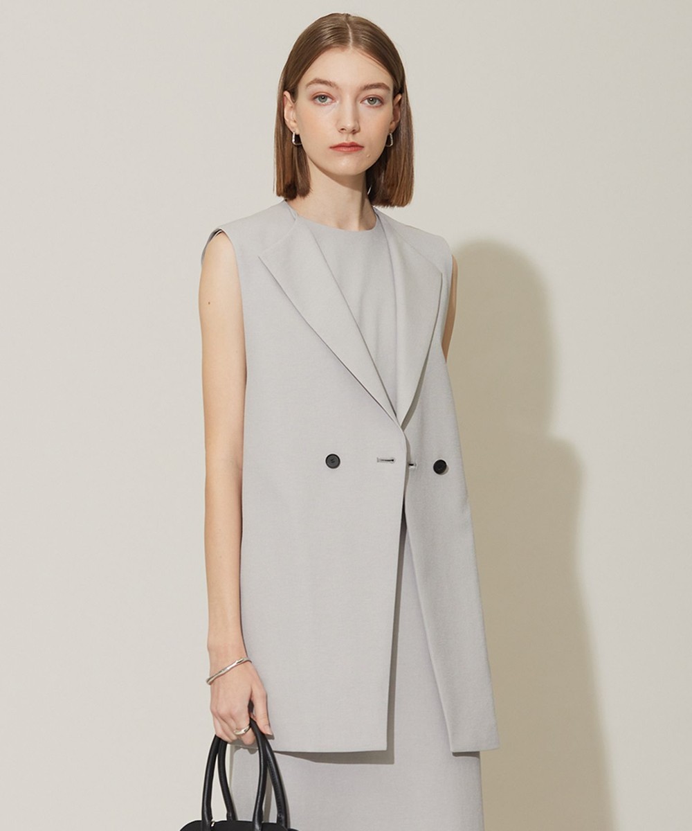 【オンワード】 ICB L(大きいサイズ)>トップス 【接触冷感・UVケア・撥水・洗える】 LooseWeave ノーカラージレ トープ 48 レディース 【オンワード】 ICB L(大きいサイズ)>トップス 【接触冷感・UVケア・撥水・洗える】 LooseWeave ノーカラージレ トープ 48 レディース