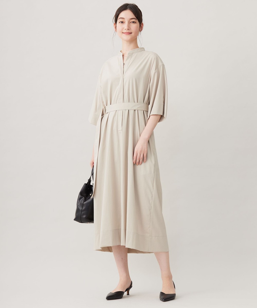 【オンワード】 自由区>ワンピース 【カタログ掲載・接触冷感・UVケア・洗える】ファンクショナルクロス ワンピース サンド 40 レディース 【オンワード】 自由区>ワンピース 【カタログ掲載・接触冷感・UVケア・洗える】ファンクショナルクロス ワンピース サンド 40 レディース