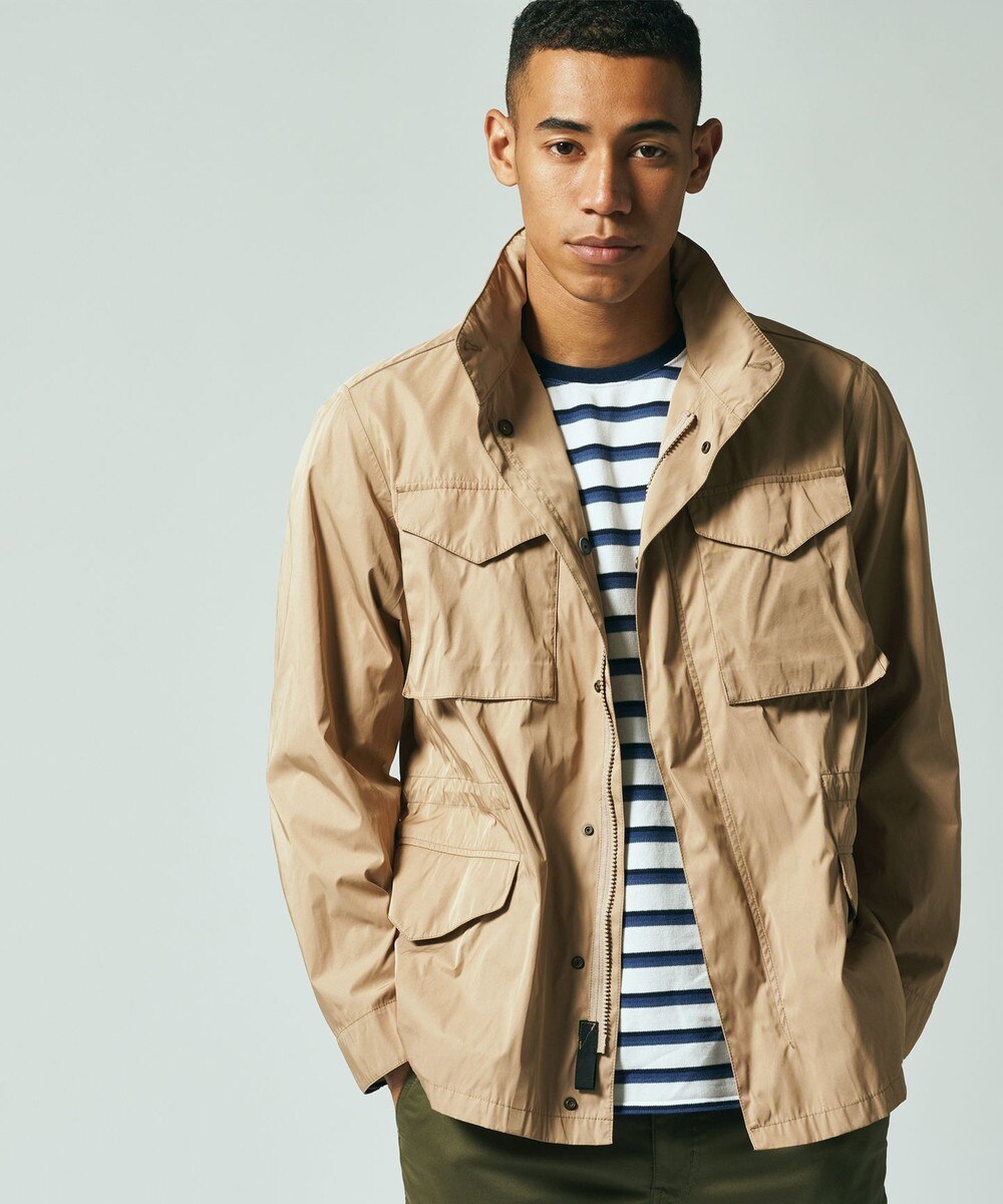 【オンワード】 J.PRESS MEN>ジャケット/アウター 【J.PRESS PLUS】パックM-65 ミリタリージャケット ベージュ L メンズ 【送料無料】