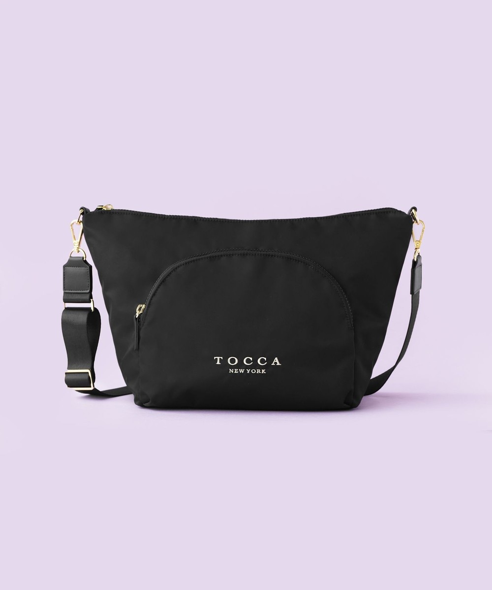 【オンワード】 TOCCA>バッグ 【WEB＆一部店舗限定】【撥水・環境に優しい素材】COLLINA NYLON BAG ショルダーバッグ ブラック F レディース