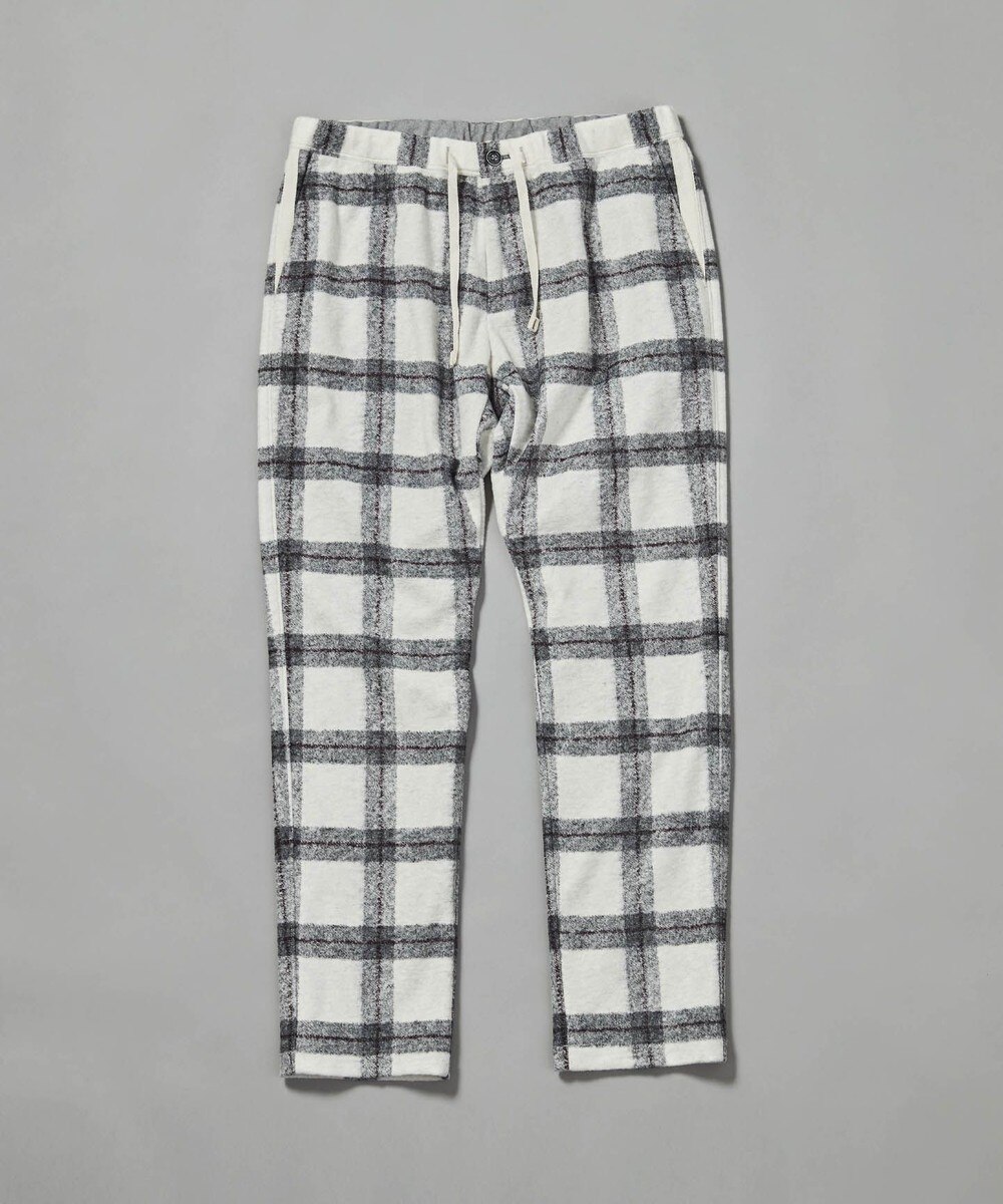 【オンワード】 JOSEPH ABBOUD>パンツ 【SPACE/UNISEX】フランネルジャージーブロック パンツ ライトグレー L メンズ 【送料無料】