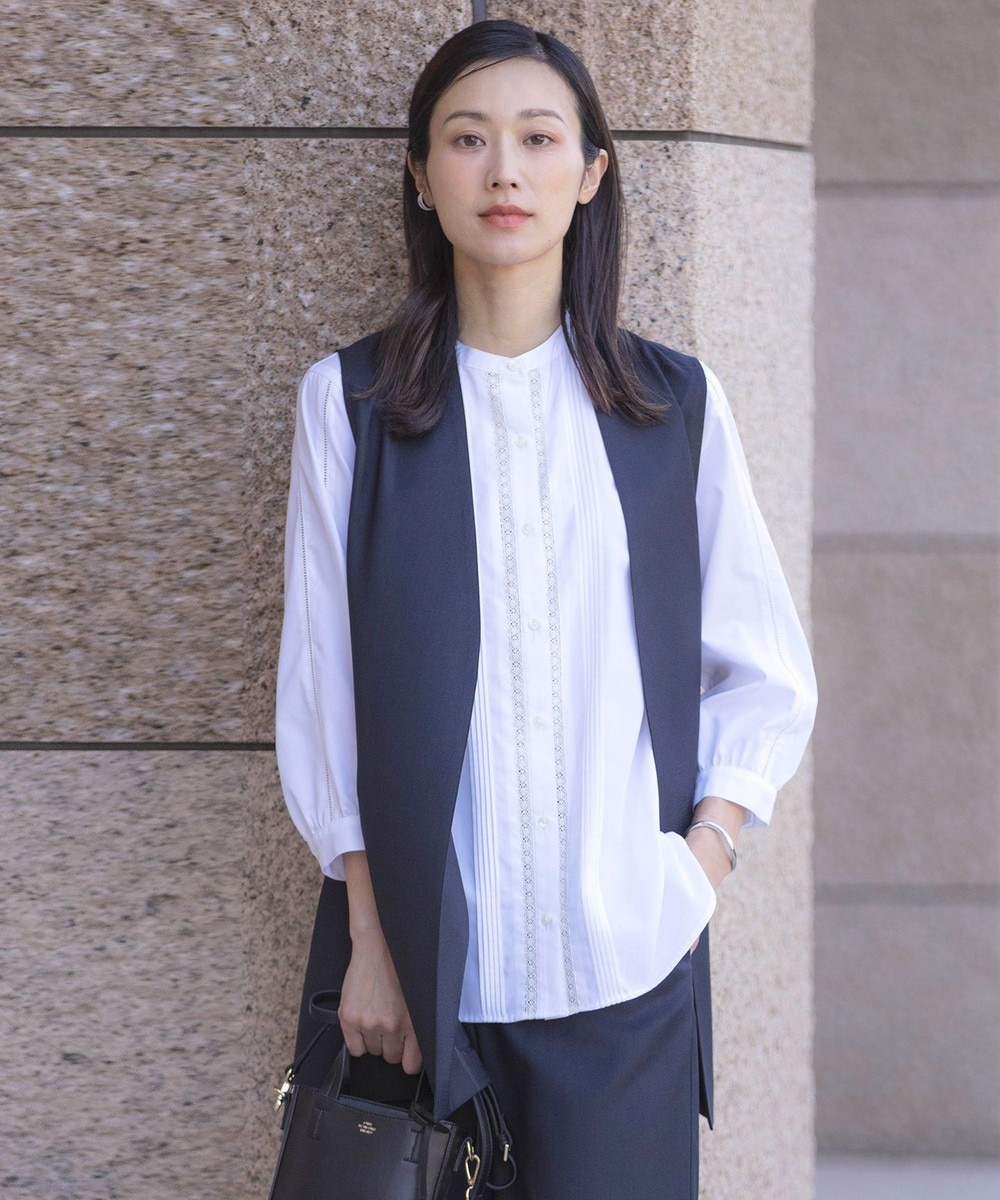 【オンワード】 J.PRESS LADIES>ジャケット/アウター 【セットアップ対応・洗える・UVケア・速乾】 OXIJEWELストレッチ ジレ ネイビー F レディース 【オンワード】 J.PRESS LADIES>ジャケット/アウター 【セットアップ対応・洗える・UVケア・速乾】 OXIJEWELストレッチ ジレ ネイビー F レディース