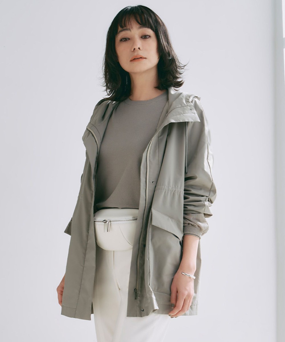 【オンワード】 ICB L(大きいサイズ)>ジャケット/アウター 【撥水加工】メモリーストレッチタフタ マウンテンパーカー カーキ 42 レディース 【オンワード】 ICB L(大きいサイズ)>ジャケット/アウター 【撥水加工】メモリーストレッチタフタ マウンテンパーカー カーキ 42 レディース