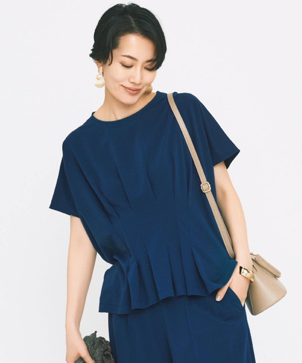 【オンワード】 自由区>トップス 【カタログ掲載・セットアップ対応・接触冷感・UVカット・吸水速乾・抗菌防臭・洗える】ハイカウントモクロディ トップス コバルトブルー 38 レディース 【オンワード】 自由区>トップス 【カタログ掲載・セットアップ対応・接触冷感・UVカット・吸水速乾・抗菌防臭・洗える】ハイカウントモクロディ トップス コバルトブルー 38 レディース