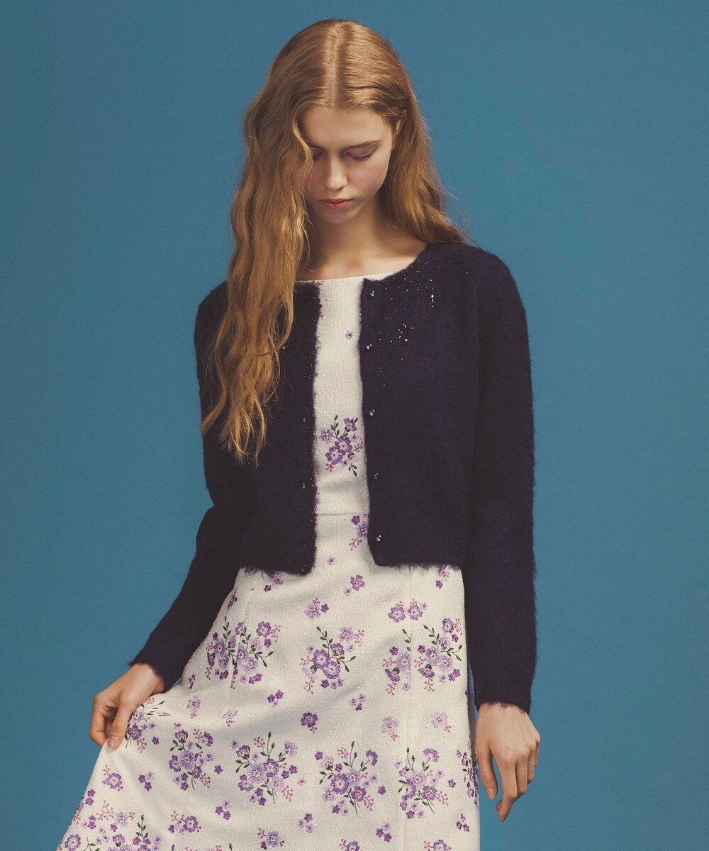 【オンワード】 TOCCA>トップス 【洗える】MIDNIGHT STAR カーディガン ネイビー S レディース