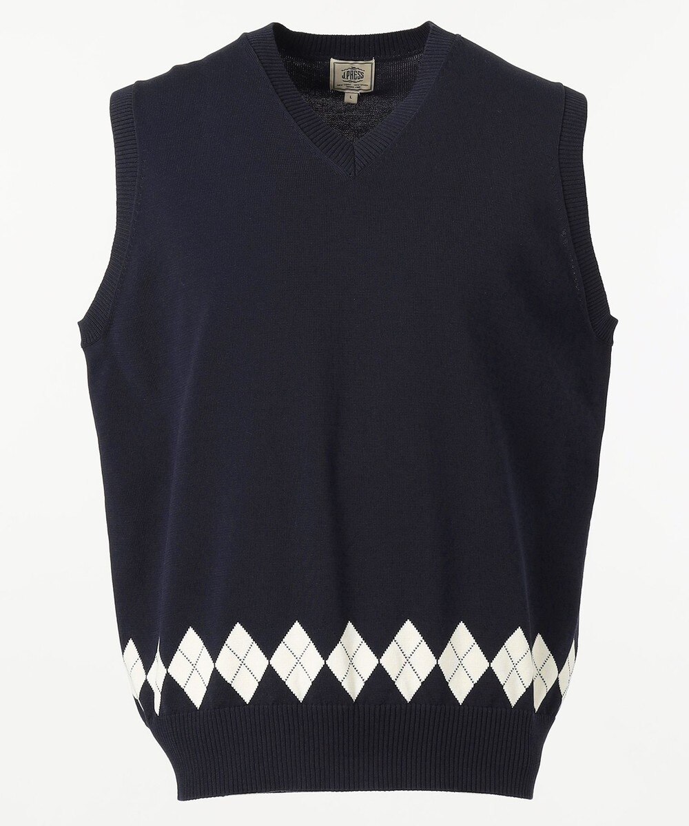 ニットベストアーガイルの通販 価格比較 価格 Com