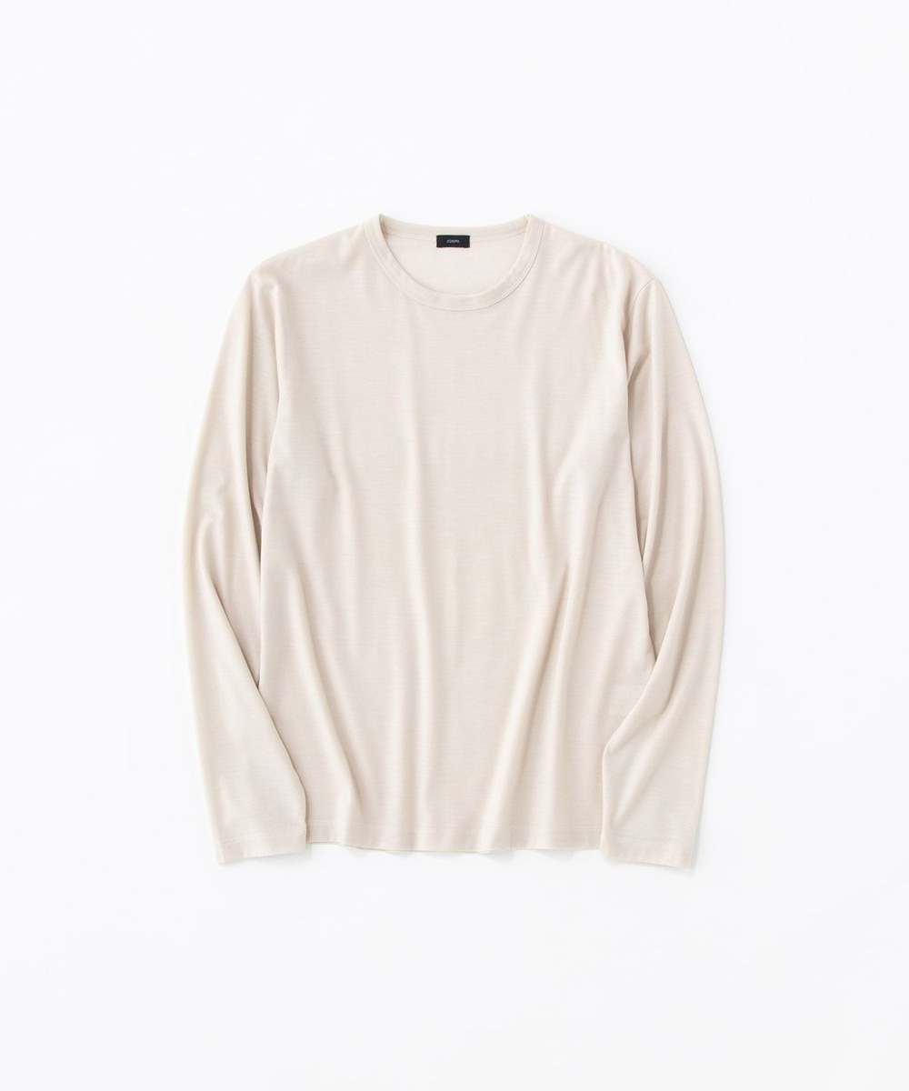 【オンワード】 JOSEPH MEN>トップス 【GLOBAL LINE】WASHABLE WOOL JERSEY / CREW NECK アイボリー 46 メンズ 【送料無料】