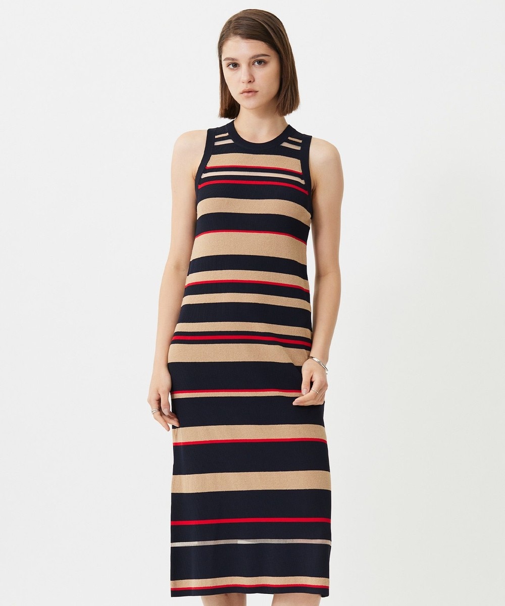 【オンワード】 ICB>ワンピース 【洗える】 マルチボーダーワンピース ネイビー XS レディース 【オンワード】 ICB>ワンピース 【洗える】 マルチボーダーワンピース ネイビー XS レディース