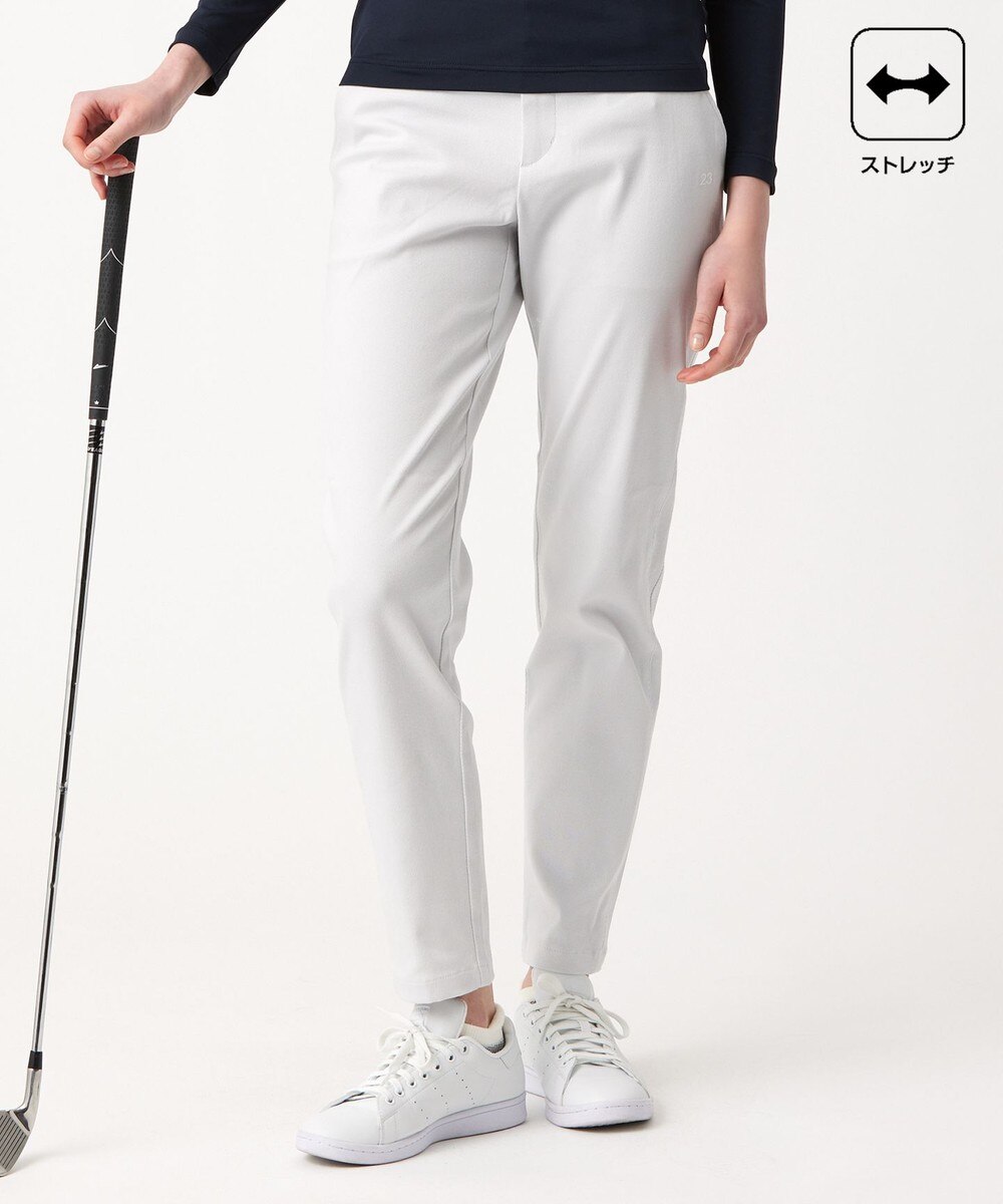 【オンワード】 23区GOLF>パンツ 【WOMEN】【ストレッチ】ハイパワーストレッチ パンツ ライトグレー 67 レディース 【オンワード】 23区GOLF>パンツ 【WOMEN】【ストレッチ】ハイパワーストレッチ パンツ ライトグレー 67 レディース