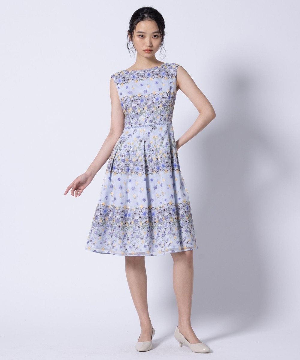 【オンワード】 TOCCA>ワンピース 【洗える・消臭】SPRING GARLAND ドレス ブルー 6 レディース 【オンワード】 TOCCA>ワンピース 【洗える・消臭】SPRING GARLAND ドレス ブルー 6 レディース