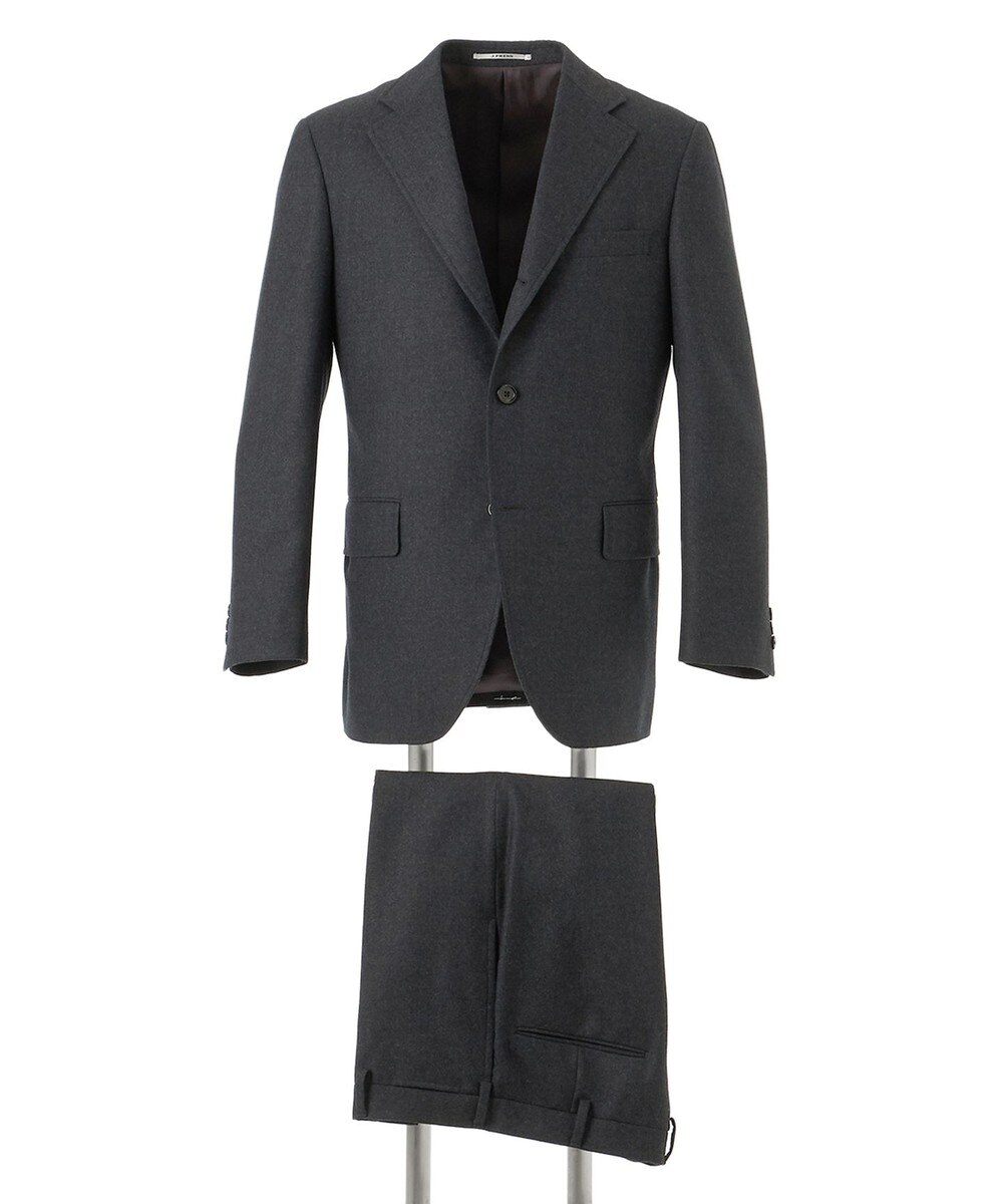 【オンワード】 J.PRESS MEN>スーツ/ネクタイ 【定番】ペピンメリノ サキソニー スーツ / 総裏 グレー AB4 メンズ
