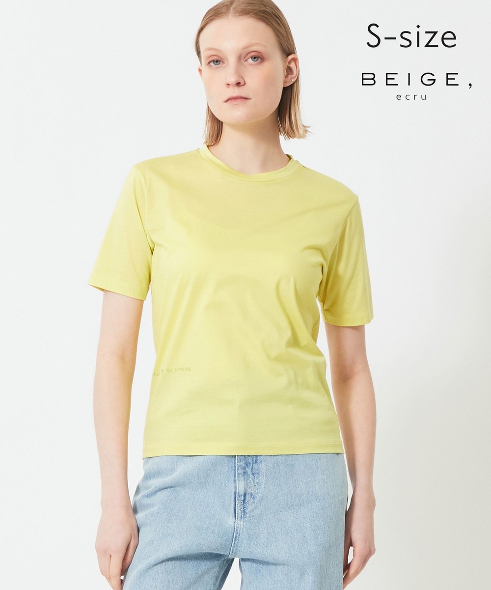 【オンワード】 BEIGE，>トップス 【S-size】HORSETAIL / メッセージTシャツ Lemon x Lemon 32 レディース 【送料当社負担】