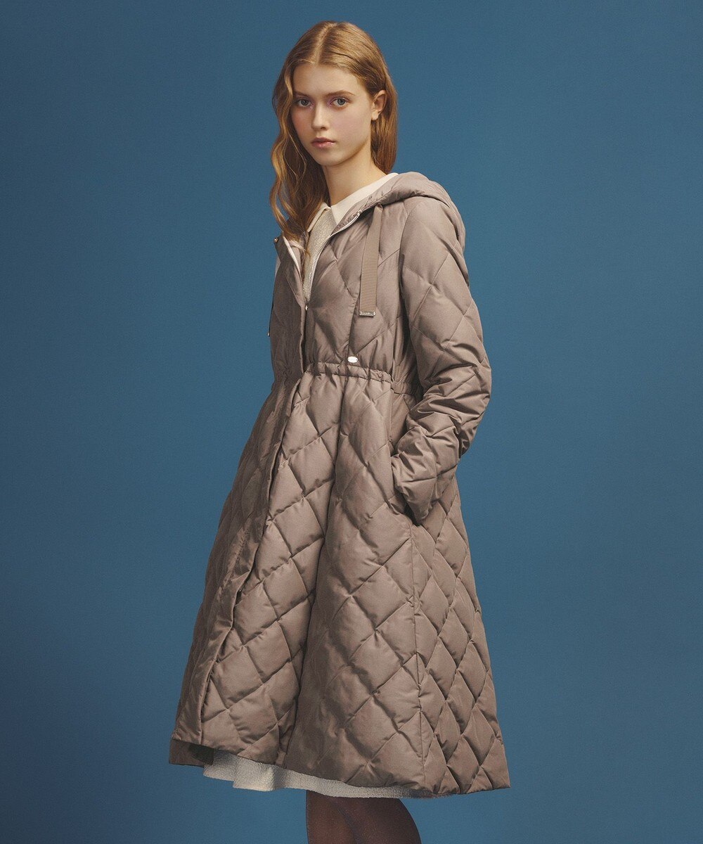 【オンワード】 TOCCA>ジャケット/アウター 【洗える・消臭】PLAYING CARD ロングコート ブラウン 2 レディース