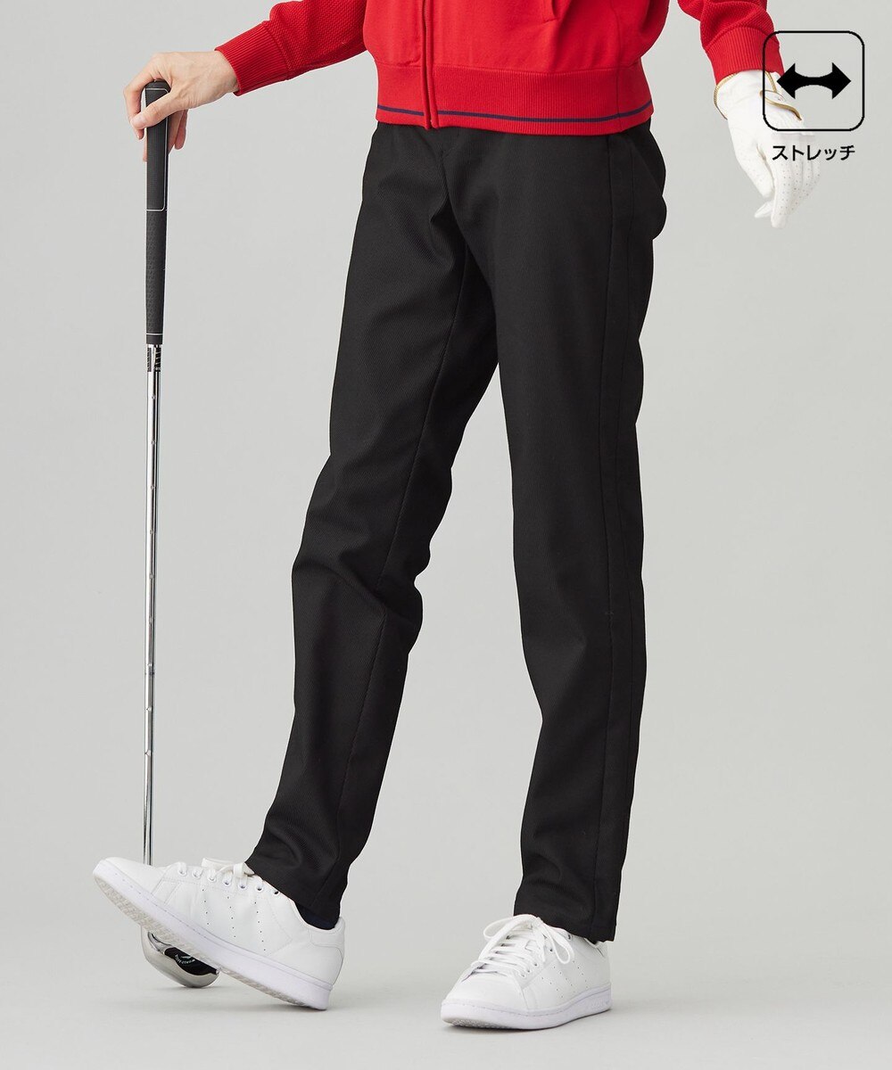 【オンワード】 23区GOLF>パンツ 【WOMEN】【ストレッチ】ハイパワーストレッチカルゼパンツ ブラック 55 レディース